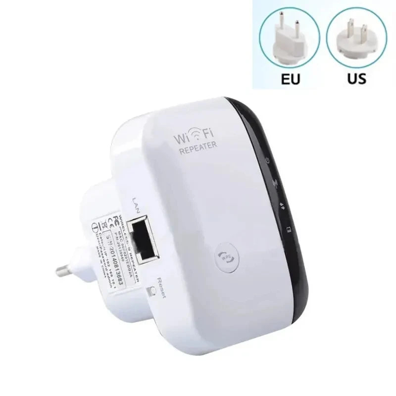 Wireless Signal Booster Wifi Extender Small Steamed Bun Network Repeater Ap Broadband Home Router Signal Amplification Extension